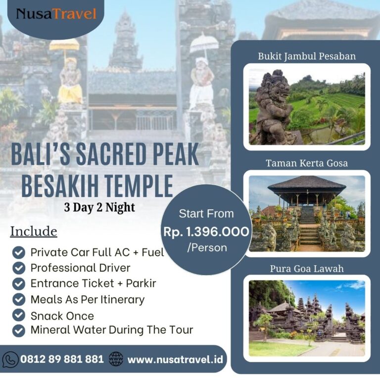 Bali's Sacred Peak Besakih Temple